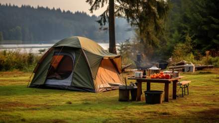 emplacement de tentes, caravanes et camping-cars jura, lac de vouglans