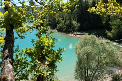 randonnée autour du lac de vouglans, jura